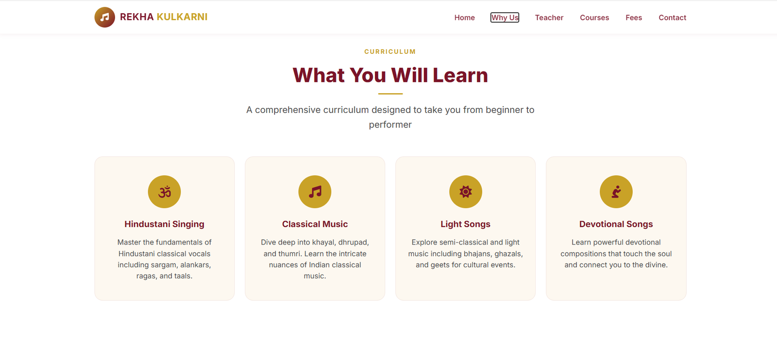 Rekha Kulkarni – Hindustani Classical Music Classes-2