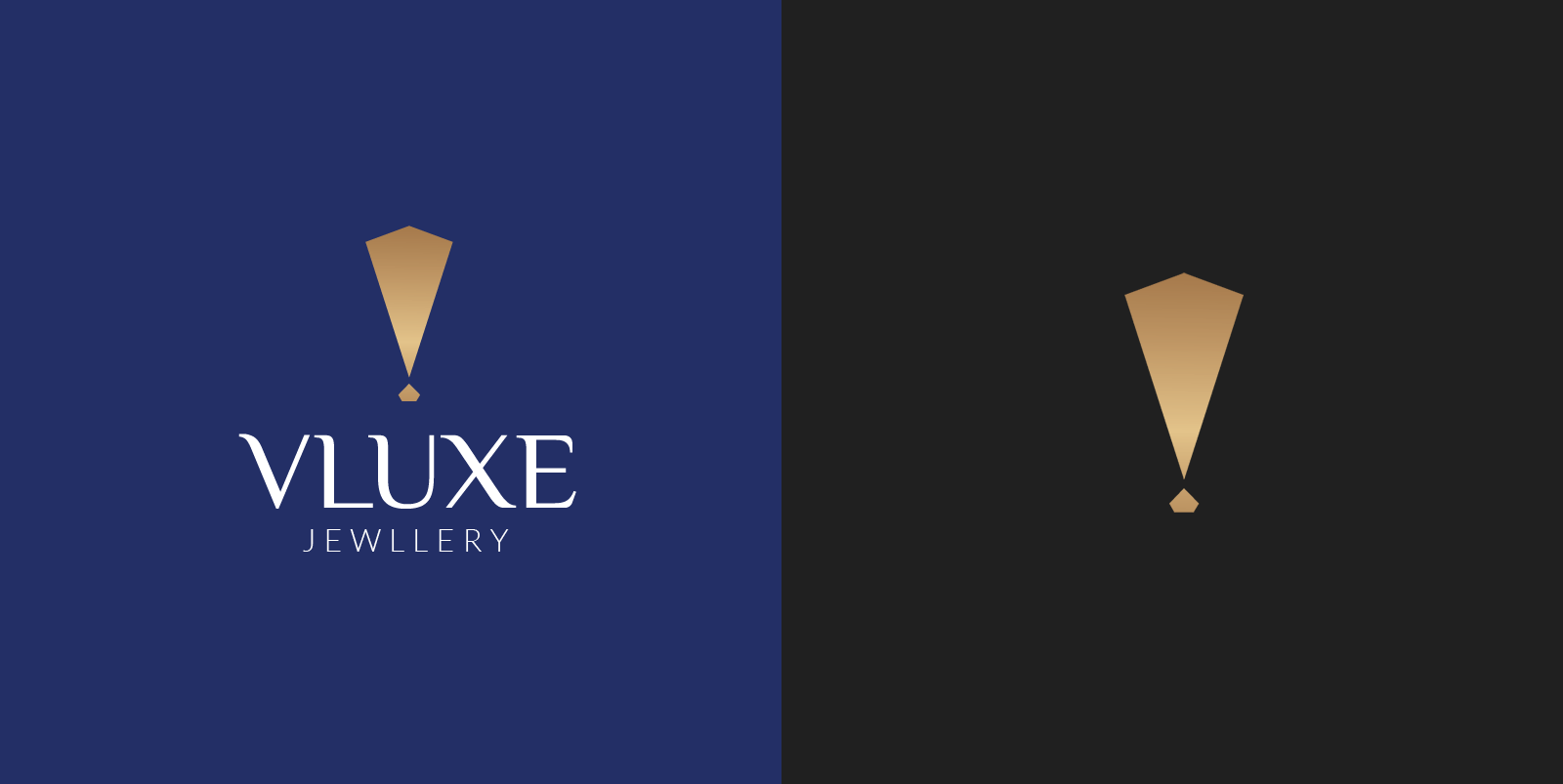 Logo Design and Brand Identity-Vluxe Jewllery -0