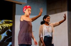 Estelle Savasta's GOING THROUGH opens to great reviews at The Bush Theatre