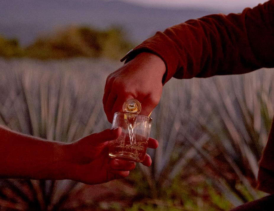 Pouring Tequila