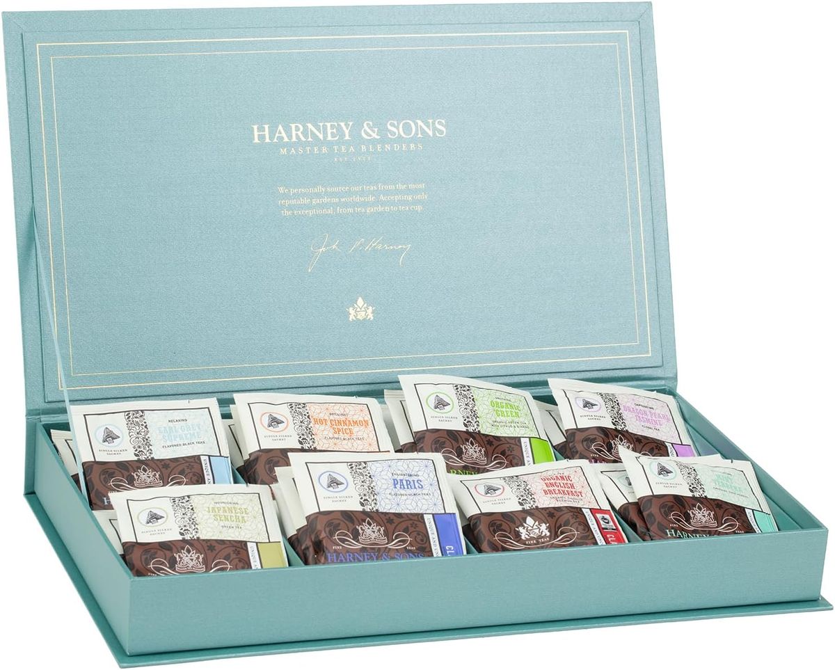 Harney & Sons Teal Tea Chest Gift Set