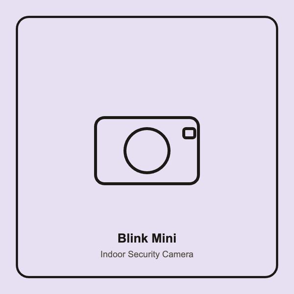 Blink Mini Compact Indoor Security Camera