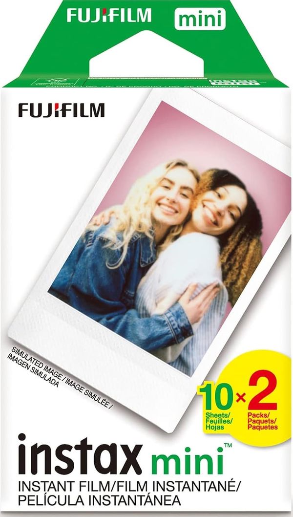 FUJIFILM Instax Mini Instant Film Twin Pack, 20 Photos