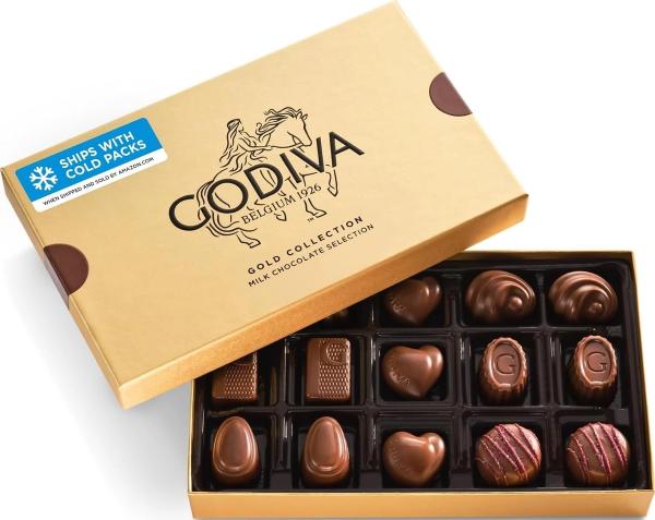 Godiva Gold Milk Chocolate Gift Box