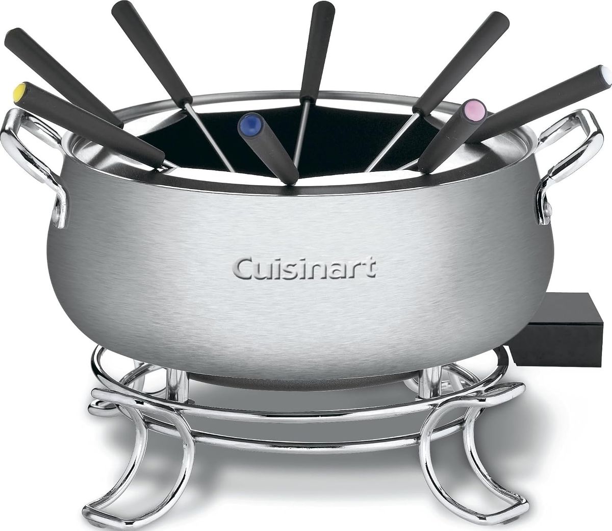 Cuisinart Electric Fondue Set, 3-Quart Pot with 8 Forks