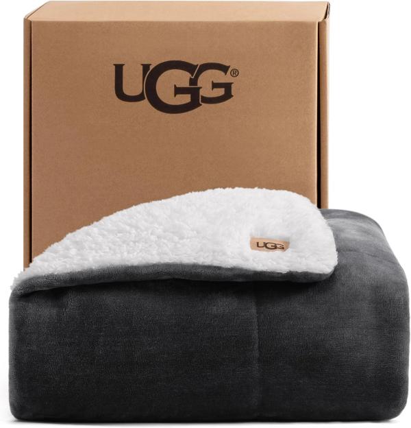 UGG Nita Throw Blanket, Fluffy & Soft Fleece, 50 x 70 in