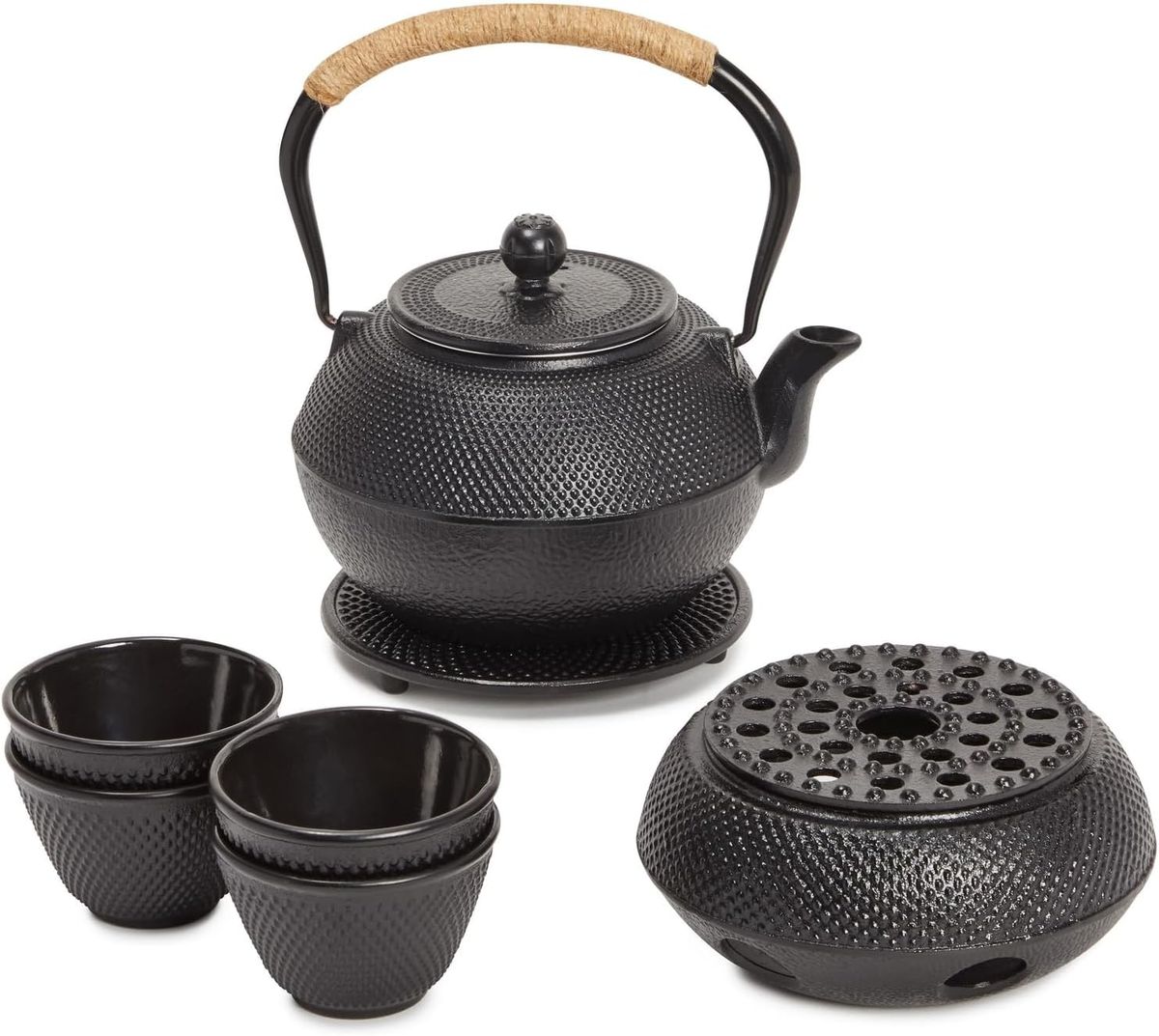 Juvale Japanese Cast Iron Tetsubin Tea Kettle