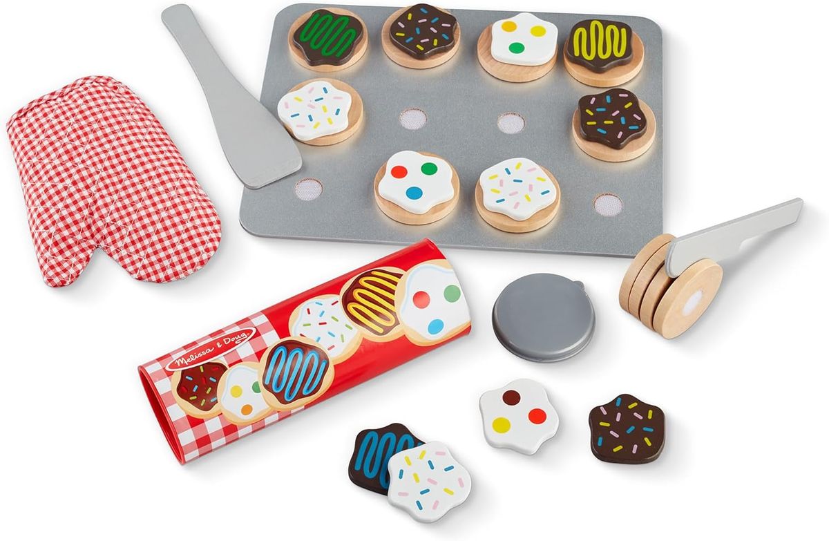 Melissa & Doug Slice & Bake Wooden Cookie Play Set