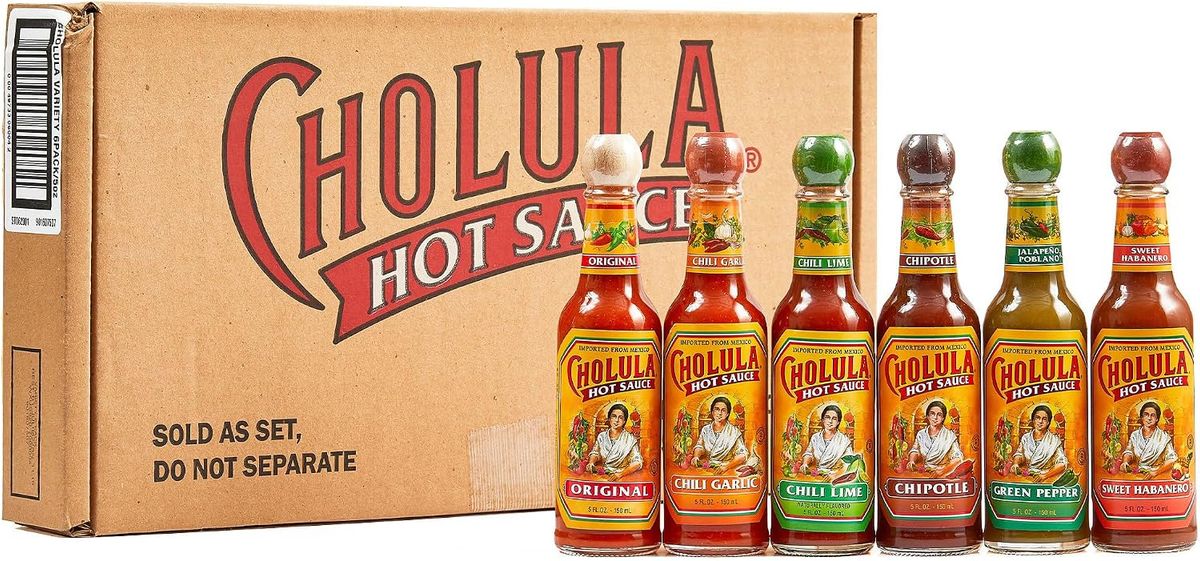 Cholula Hot Sauce Variety Pack, Six 5 oz Bottles