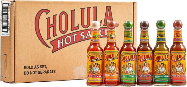 Cholula Hot Sauce Variety Pack, Six 5 oz Bottles