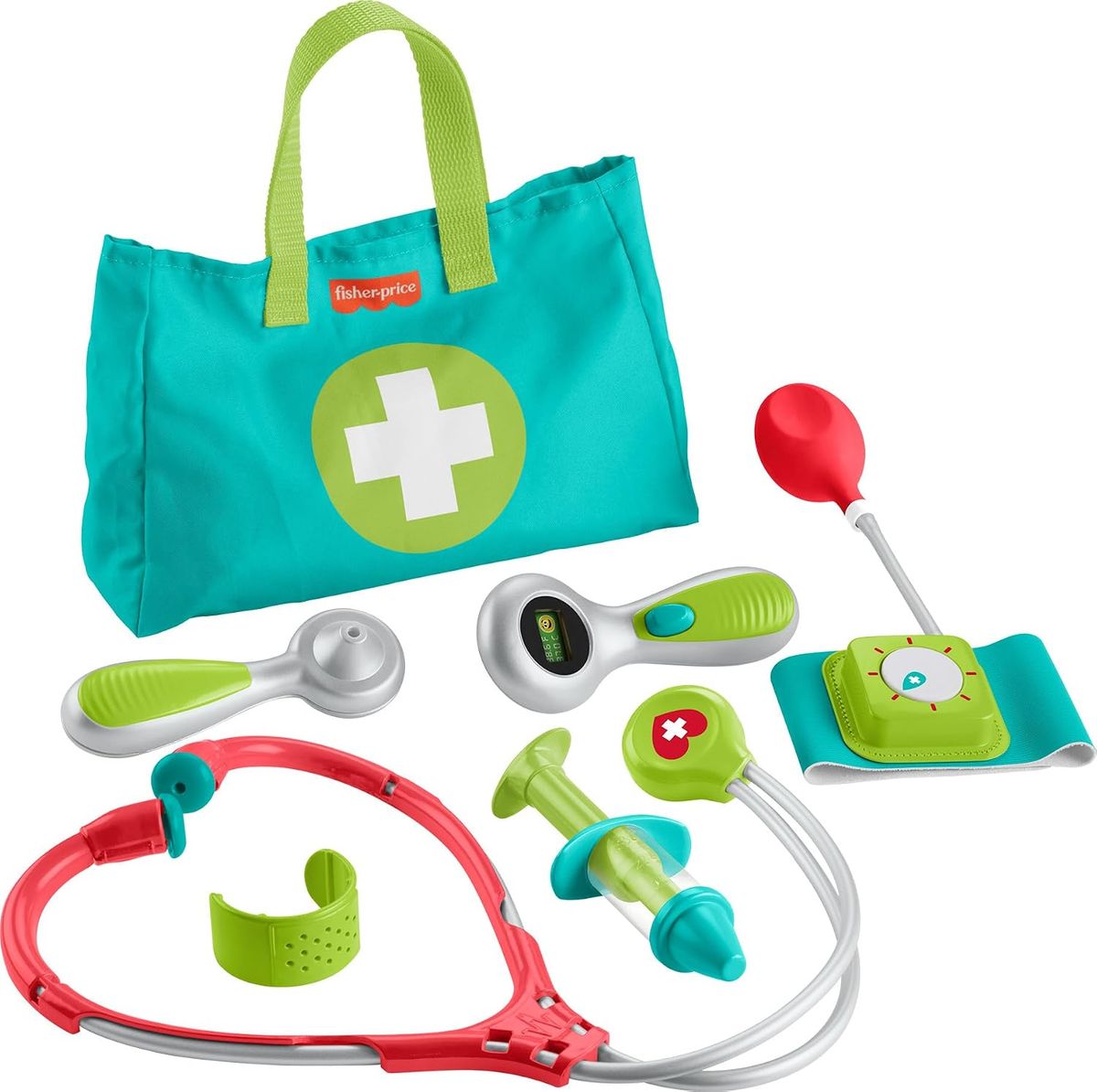 Fisher-Price Preschool Pretend Play Medical Kit, 7 Pieces