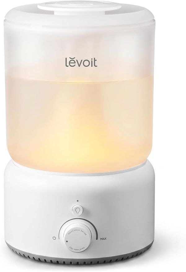 Levoit 3.2L Top-Fill Humidifier for Bedroom, Dishwasher Safe