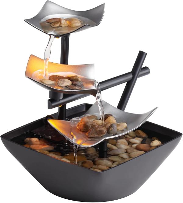 Homedics Tabletop Water Fountain, Soothing Sound Machine