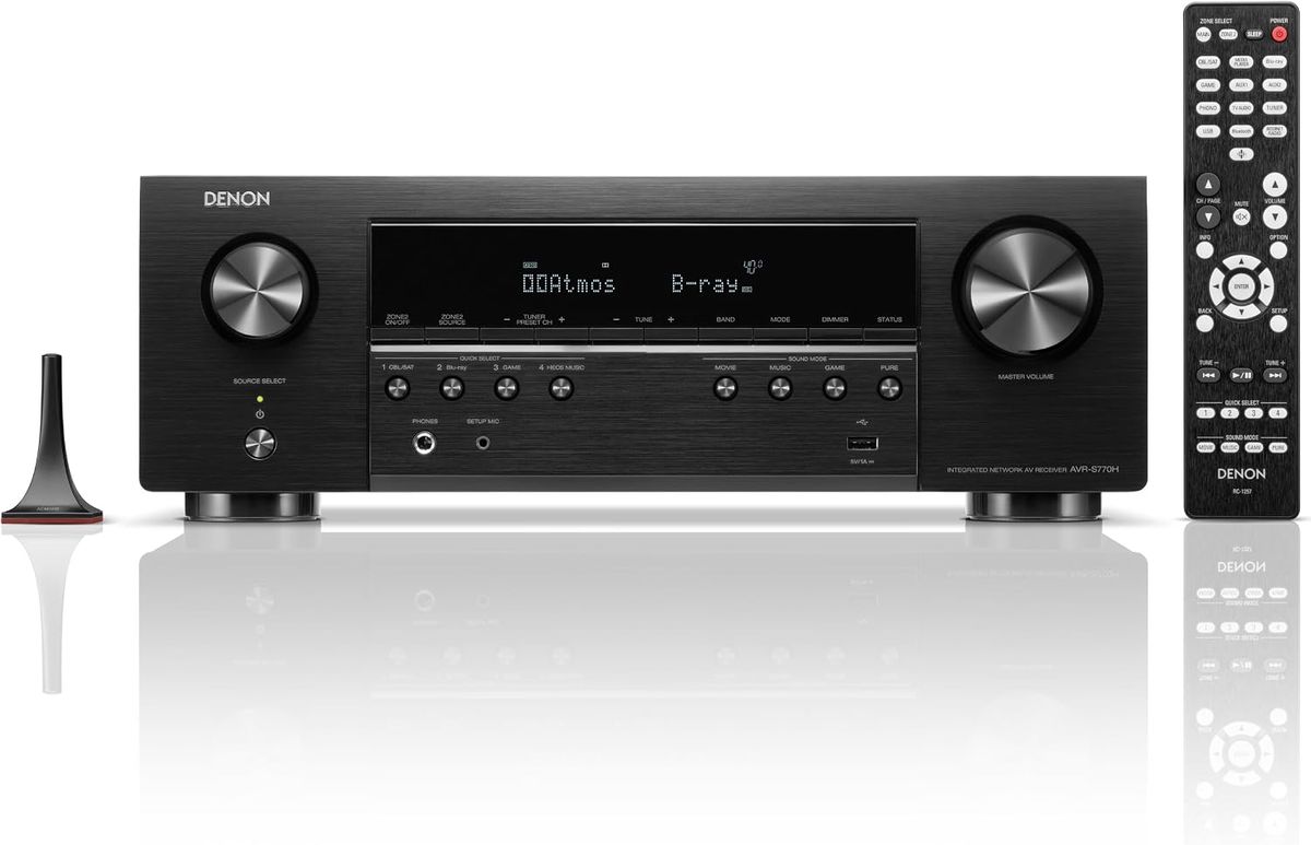 Denon AVR-S770H 7.2-Channel 8K Home Theater Receiver