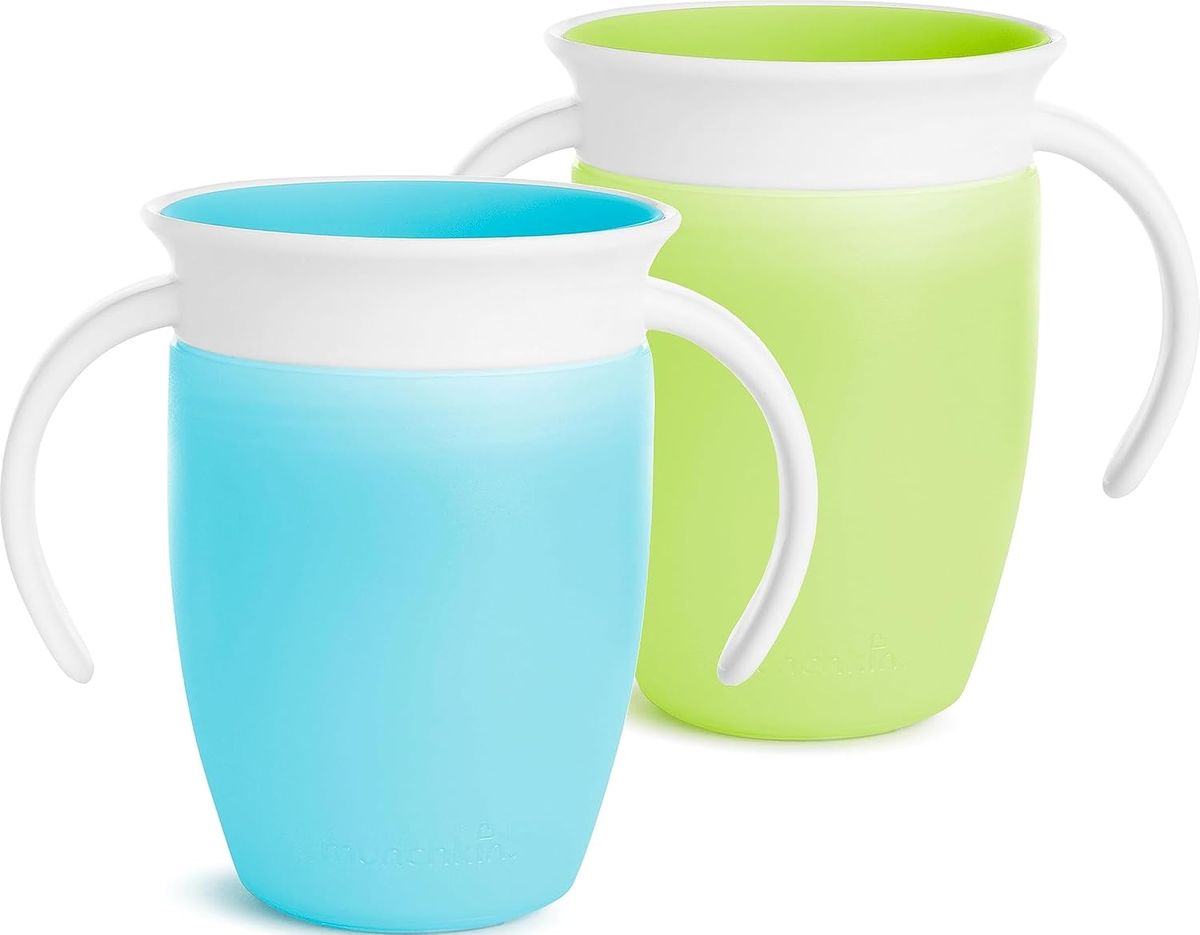 Munchkin Miracle 360 Trainer Sippy Cup with Handles, Spill Proof