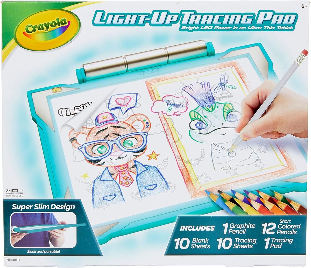 Crayola Light Up Tracing Pad, Teal