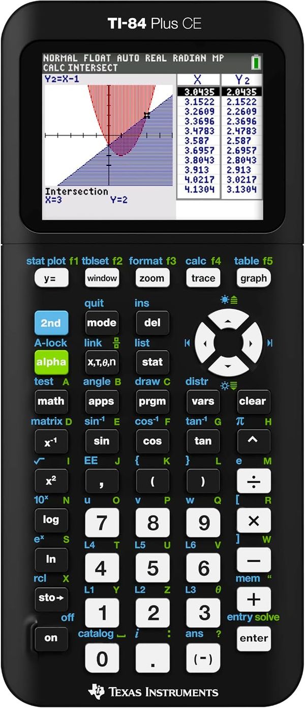 Texas Instruments TI-84 Plus CE Color Graphing Calculator