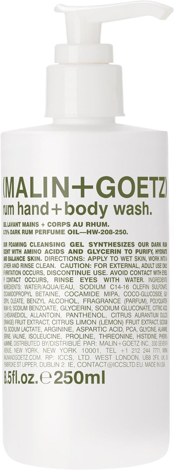 MALIN+GOETZ Rum Hand + Body Wash