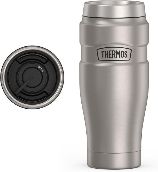 THERMOS Stainless King 16oz Vacuum-Insulated Travel Tumbler