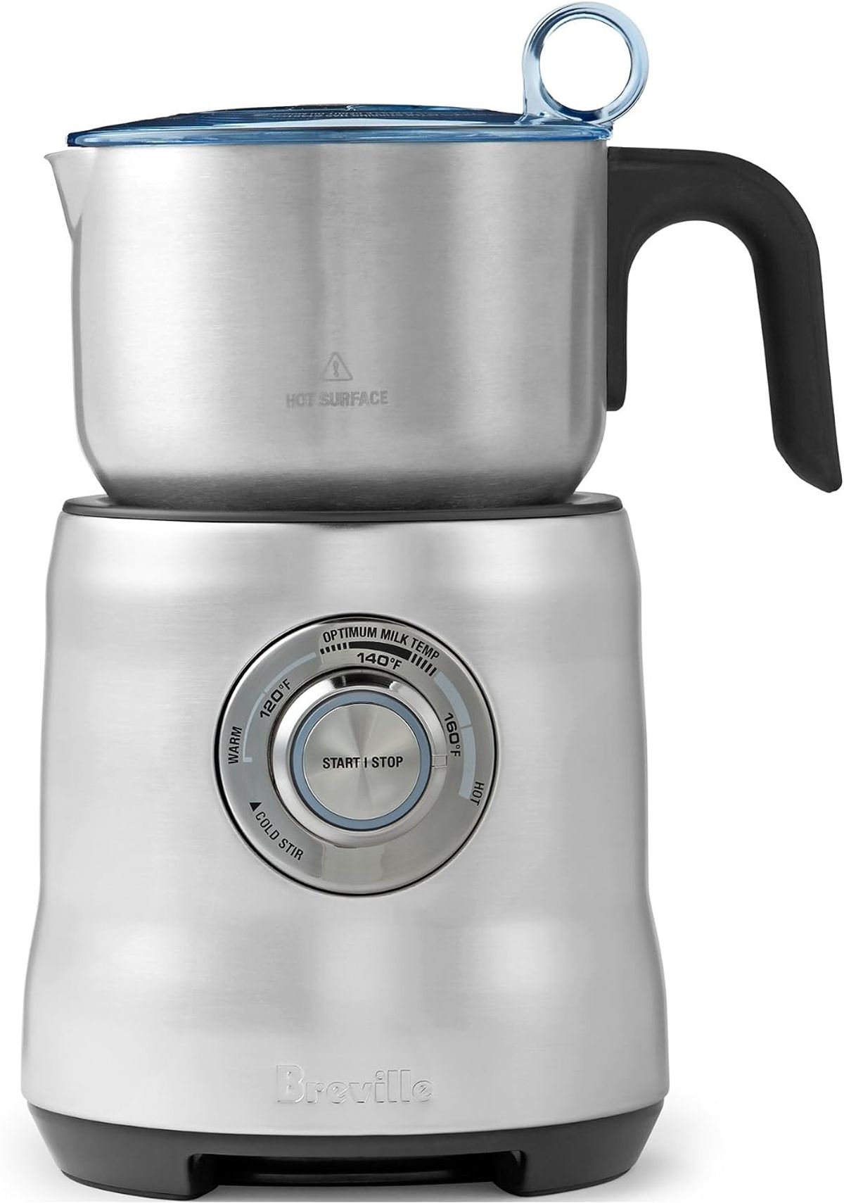 Breville Milk Café Milk Frother, Brushed Stainless Steel