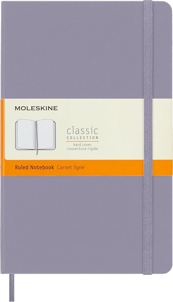 Moleskine Classic Hardcover Notebook, Large Ruled