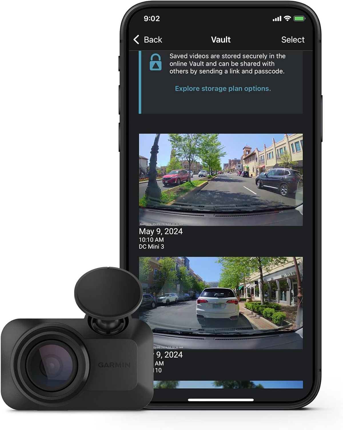 Garmin Dash Cam Mini 3, 1080p Ultracompact