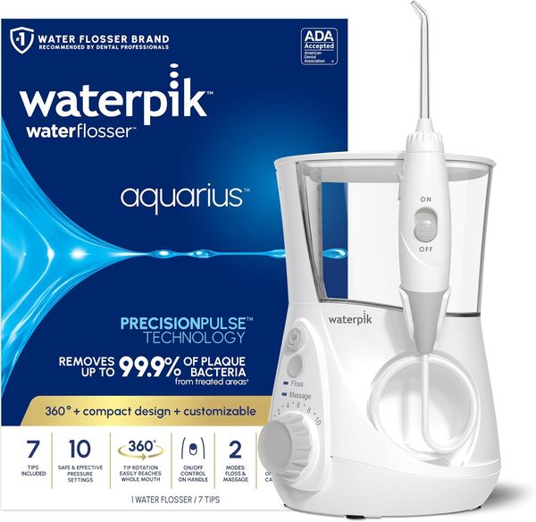 Waterpik Aquarius Countertop Water Flosser with 10 Settings