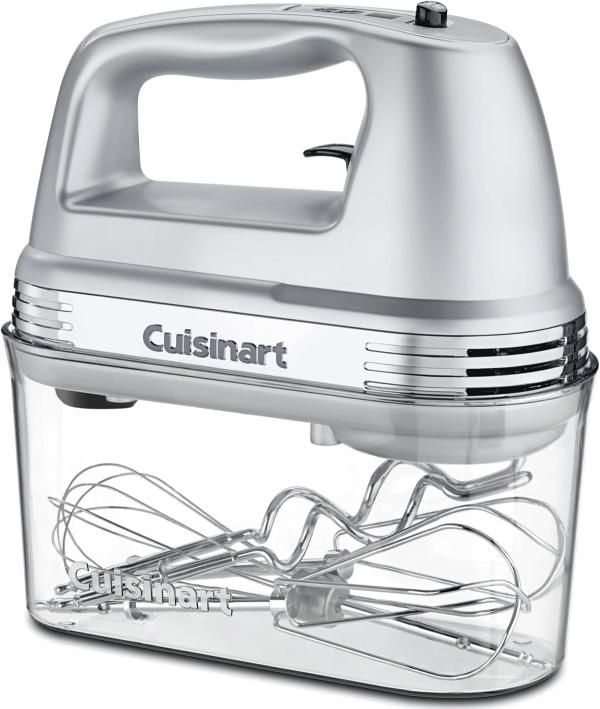 Cuisinart Electric Hand Mixer, 9 Speeds, Extra Long Beaters