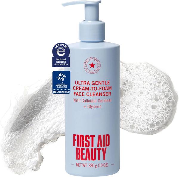 First Aid Beauty Ultra Gentle Cream-to-Foam Cleanser