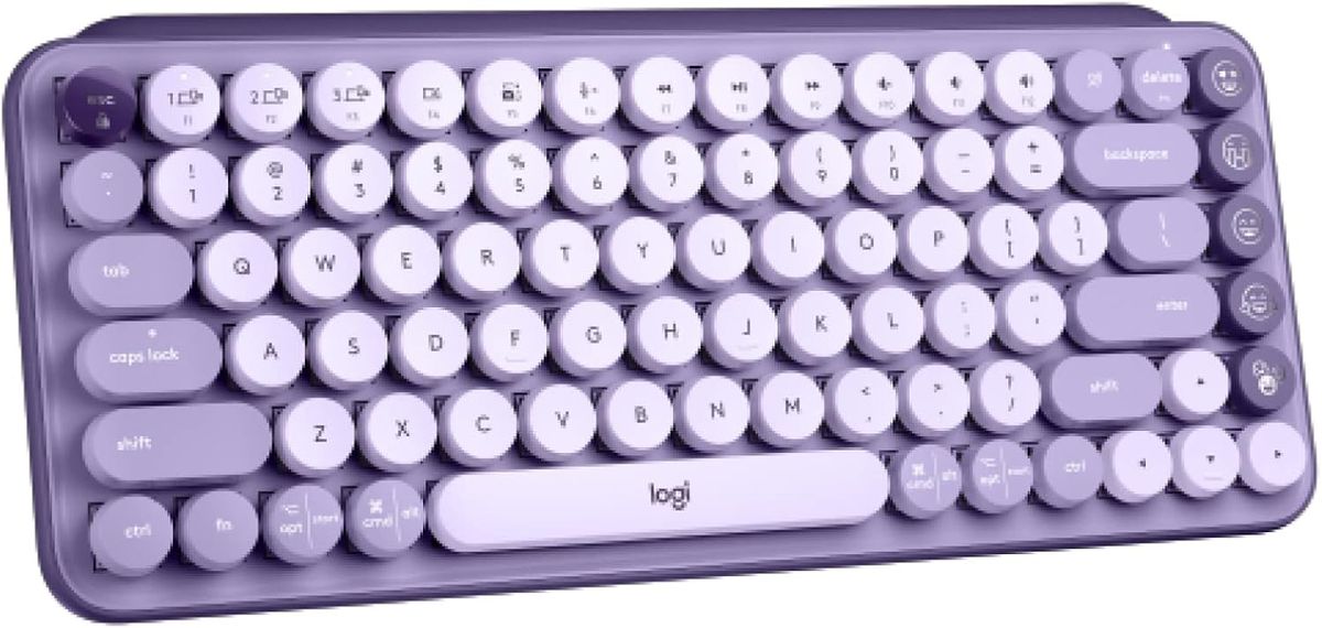 Logitech POP Keys Wireless Mechanical Keyboard with Emoji Keys