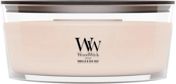 WoodWick Ellipse Scented Candle, Vanilla & Sea Salt