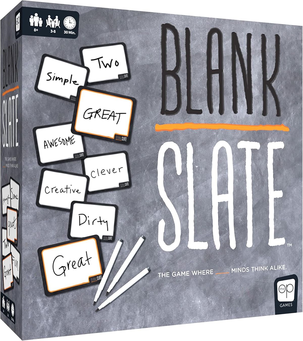 Blank Slate Party Board Game, Word Association for 3-8 Players