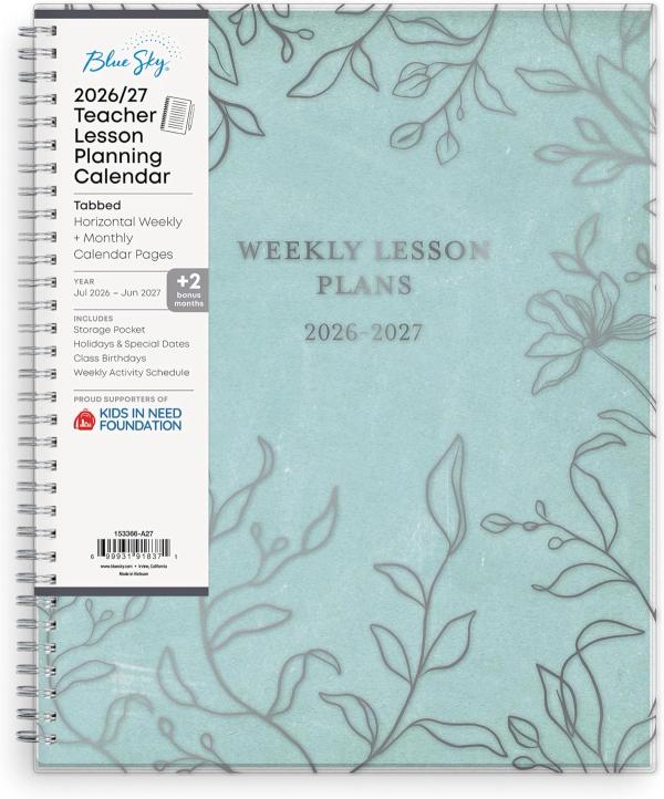 Blue Sky 2026-2027 Weekly & Monthly Academic Planner