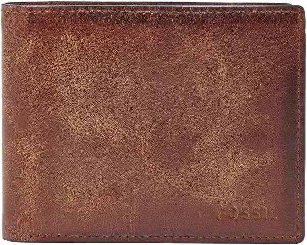 Fossil Men's Derrick Leather RFID-Blocking Wallet
