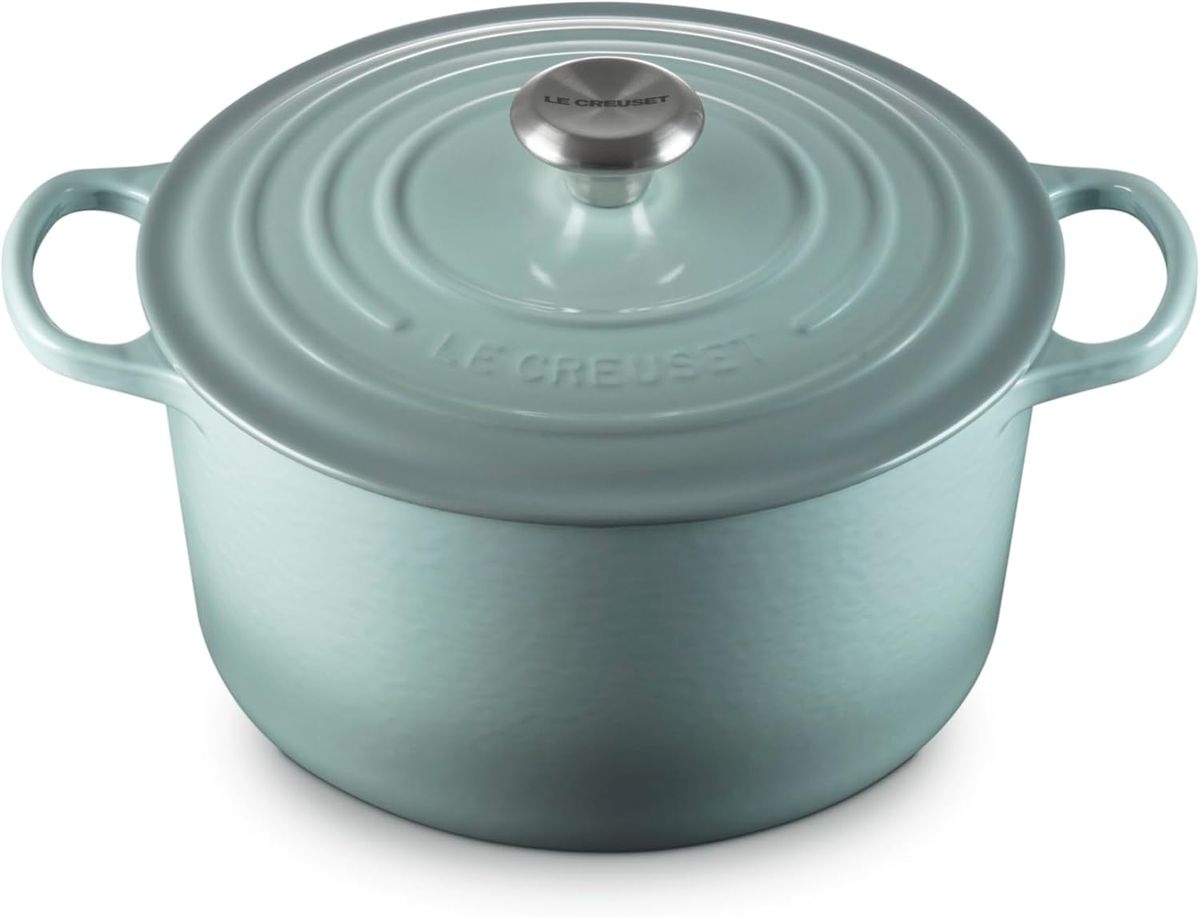 Le Creuset Signature Deep Round Oven, 6.5 Qt., Sea Salt