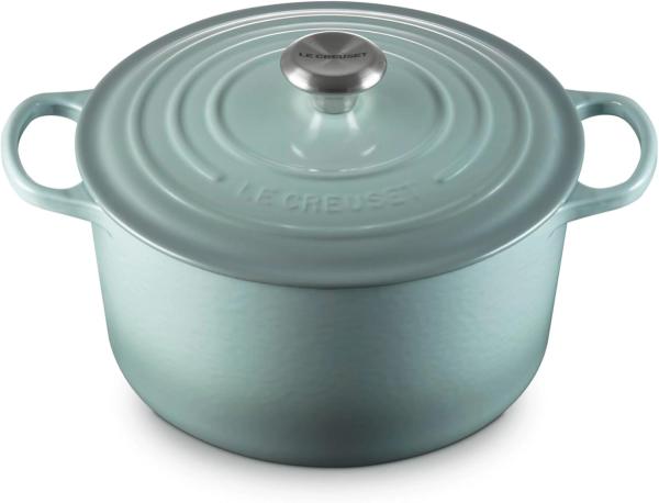 Le Creuset Signature Deep Round Oven, 6.5 Qt., Sea Salt