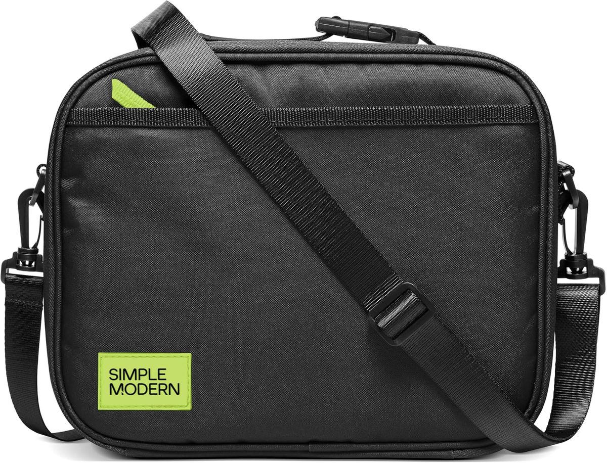 Simple Modern Hadley Insulated Lunch Box, Midnight Black