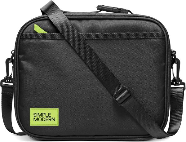 Simple Modern Hadley Insulated Lunch Box, Midnight Black