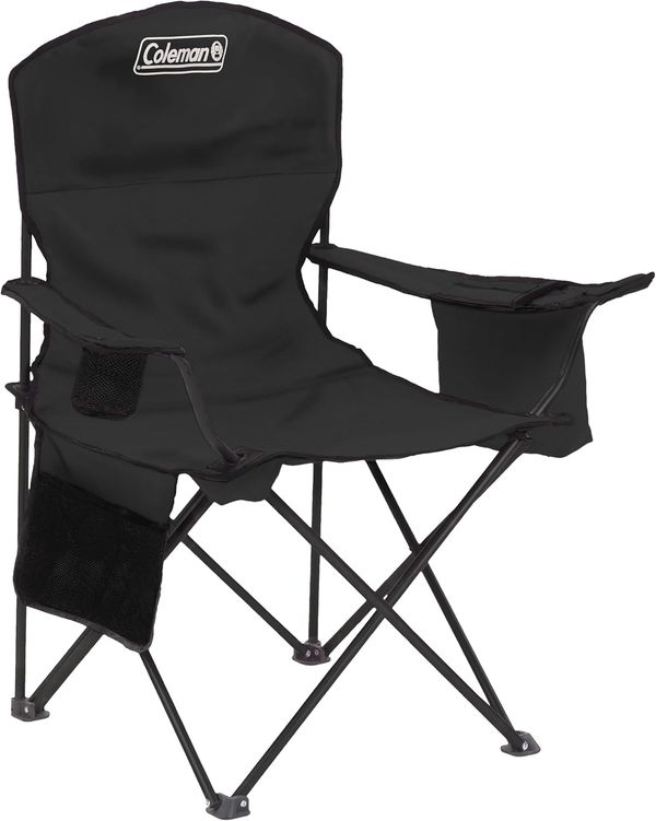 Coleman Portable Camping Chair with 4-Can Cooler