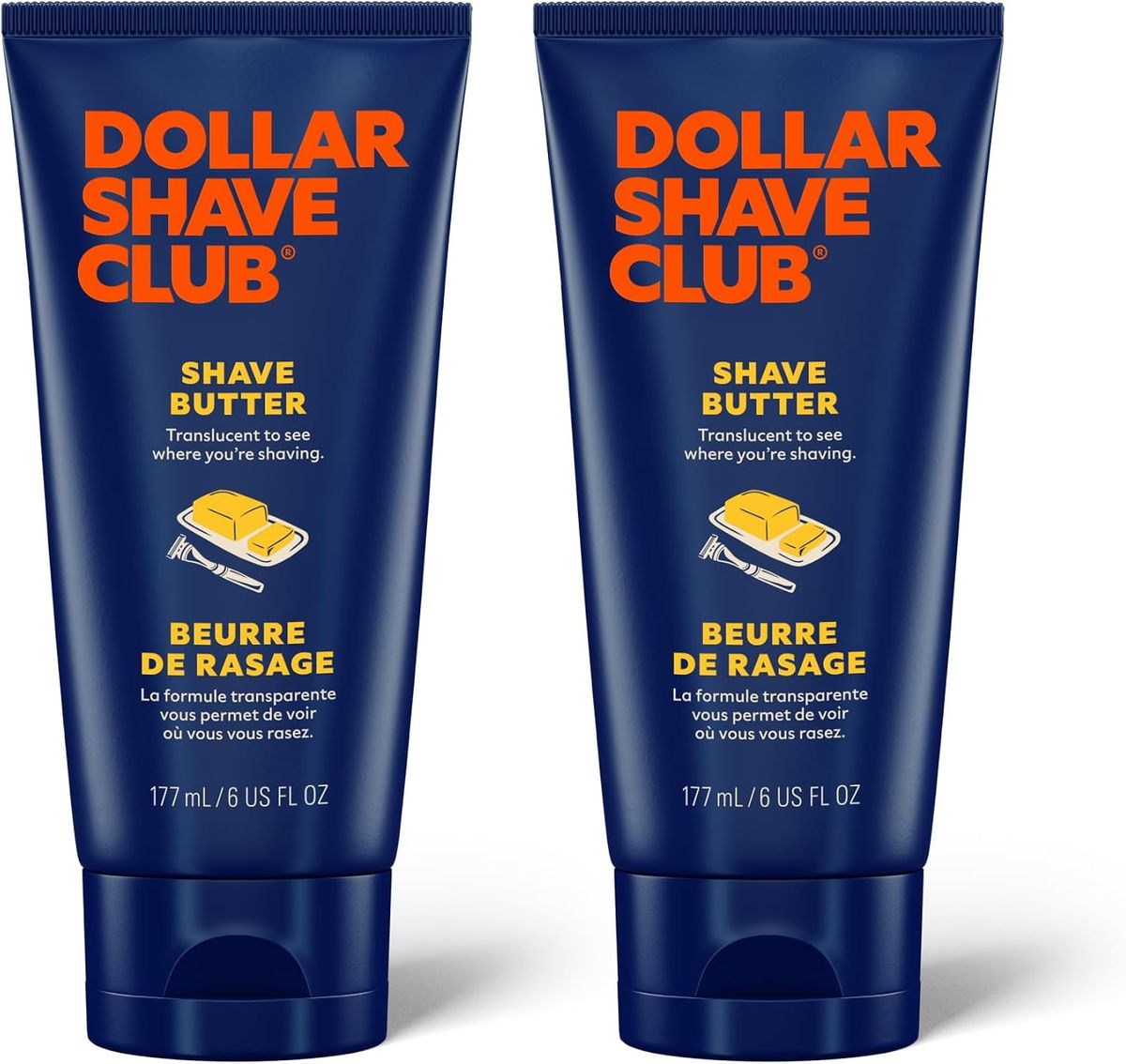 Dollar Shave Club Shave Butter, 6 oz (2 Pack)