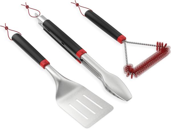 Weber 3-Piece BBQ Tool Set, Stainless Steel