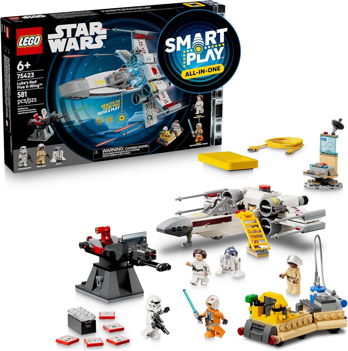 LEGO Star Wars SMART Play: Luke’s Red Five X-Wing (75423)