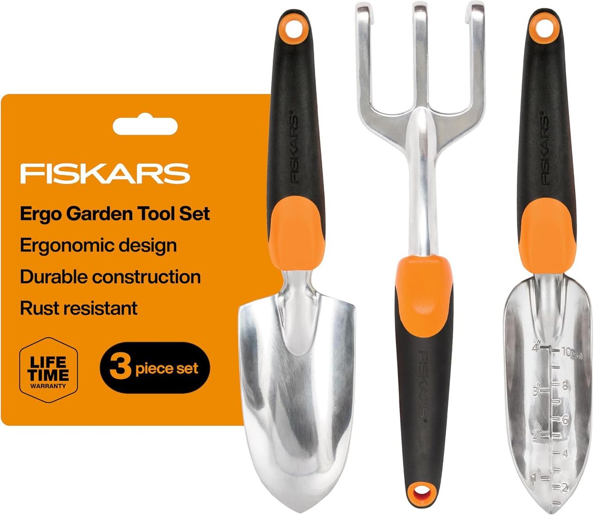 Fiskars 3-Piece Garden Hand Tools Set