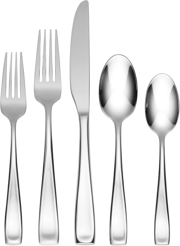 Oneida Moda 65-Piece Silverware Set for 12