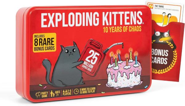 Exploding Kittens 10th Anniversary Tin