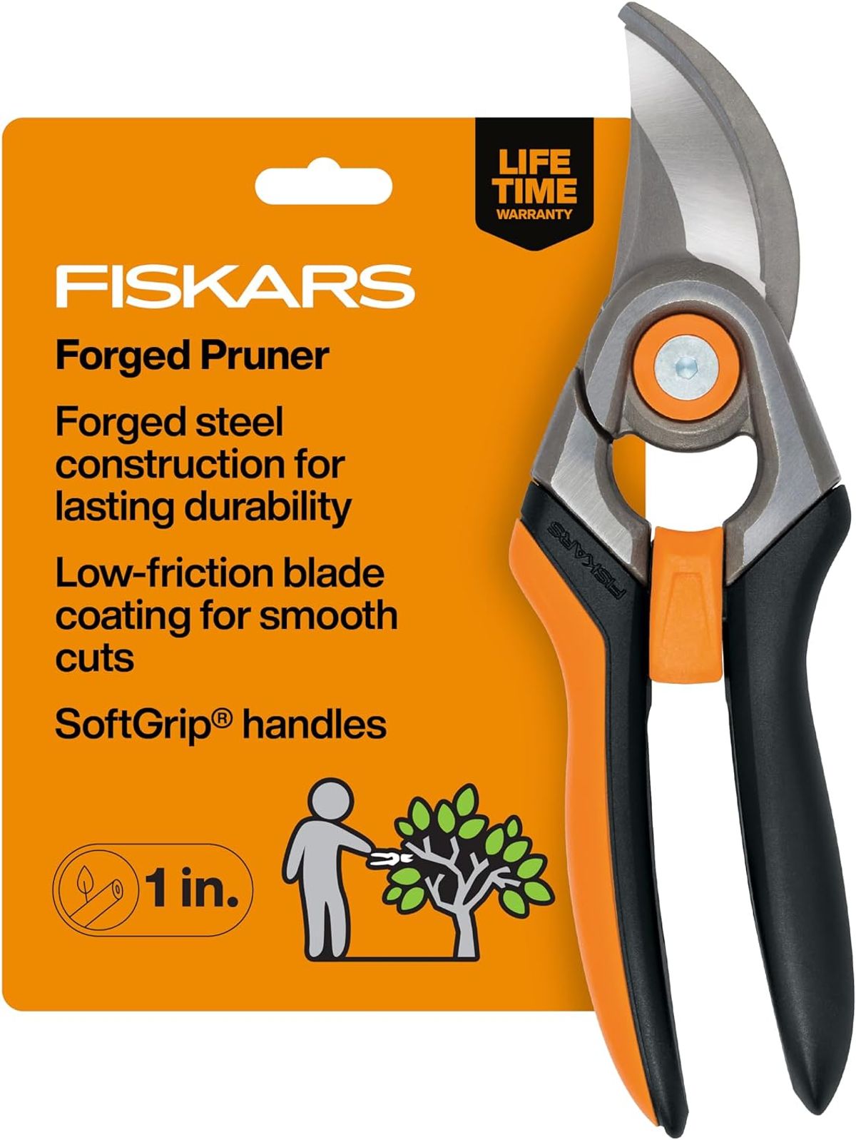 Fiskars Forged Steel Bypass Pruning Shears