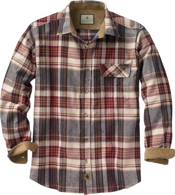 Legendary Whitetails Men's Flannel Long Sleeve Shirt