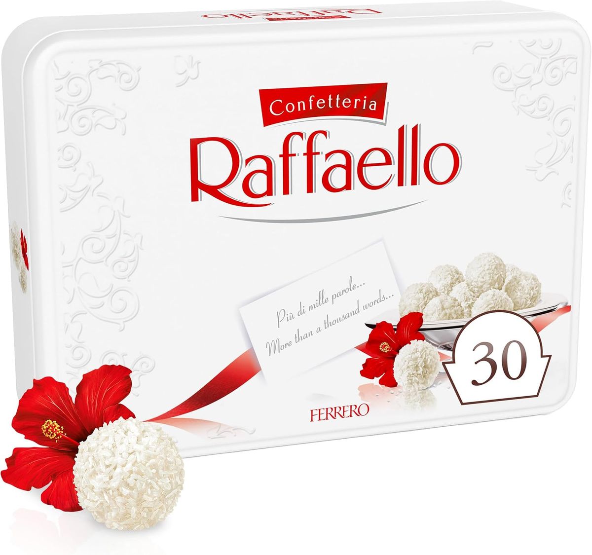 Raffaello Coconut Almond Candy Box, 30 Pieces