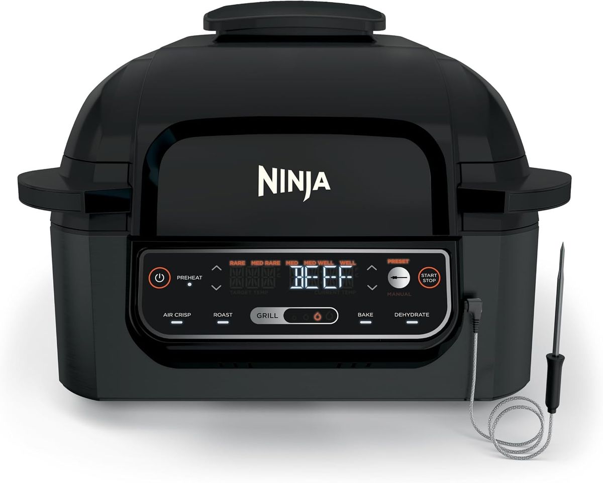 Ninja Foodi Smart 5-in-1 Indoor Grill & 4-qt Air Fryer
