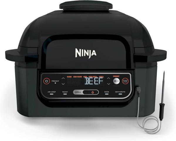 Ninja Foodi Smart 5-in-1 Indoor Grill & 4-qt Air Fryer